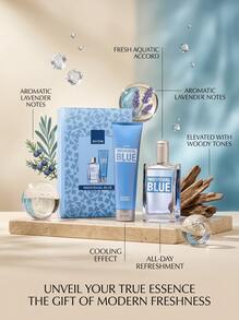 Avon Individual Blue Eau De Toilette 100 Ml Gift Set – Fragrance Gift Set, Long-Lasting, For Men, Fresh, Blue, Suitable For Daily Wear - EDT - View 2