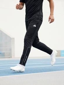 Adidas بنطلون رياضي للرجال قابل للتنفس وصديق للبشرة متعدد الاستخدامات للرياضة والمكتب وعطلة نهاية الأسبوع باللون الأسود JX0044 - الأسود - مشاهدة 1