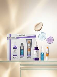 La Roche-Posay طقم هدايا العناية بالبشرة ميلا B3 - أبيض - مشاهدة 5