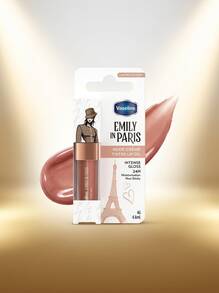 Vaseline Emily In Paris Tinted Lip Oil Nude Crème 4 G – Intense Gloss And 24H Moisturization, Non-Sticky Hydrating Formula, Limited Edition Collection, Perfect For Daily Makeup Routine, Polished Neutral Finish For Women - Nude Cream - View 5