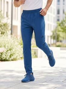 Adidas بنطلون رجالي D4T HYBRID طويل باللون الأزرق المغبر KA7245 - ازرق ضبابي - مشاهدة 2