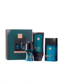 Avon Black Suede Secret Eau De Toilette 100 Ml Gift Set Set – Cologne Gift Set, Long Lasting, For Men, Woody, Deep Teal, Suitable For Daily Wear - EDT - View 5