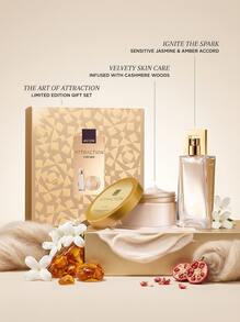 Avon Attraction Eau De Parfum 50 Ml Gift Set – Perfume Gift Set, Long-Lasting Fragrance, For Women, Musk, Gold, Suitable For Date Night - EDP - View 2