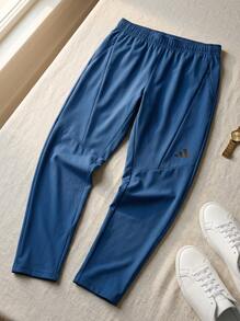Adidas بنطلون رجالي D4T HYBRID طويل باللون الأزرق المغبر KA7245 - ازرق ضبابي - مشاهدة 1