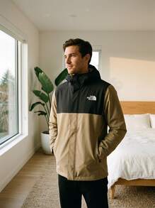 The North Face Wander Short-Sleeve Men's Sports Jackets Durable Versatile Waterproof Travel Casual Weekend Grey NF0A3YFM-BOX - Mushroom Grey - View 3