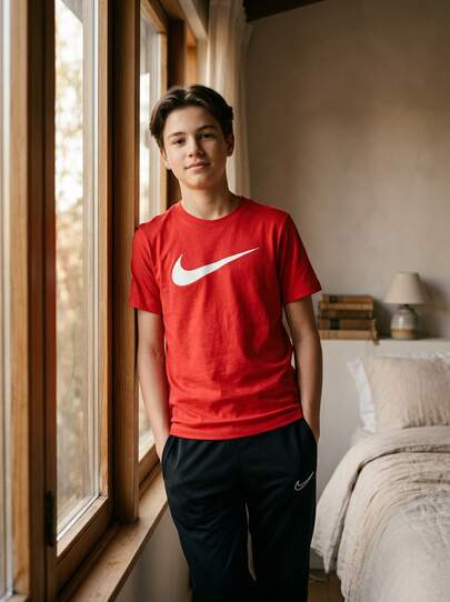 Nike Y NK DRY PARK20 SS TEE HBR BOYS  SHORT-SLEEVED T-SHIRT RED CW6941