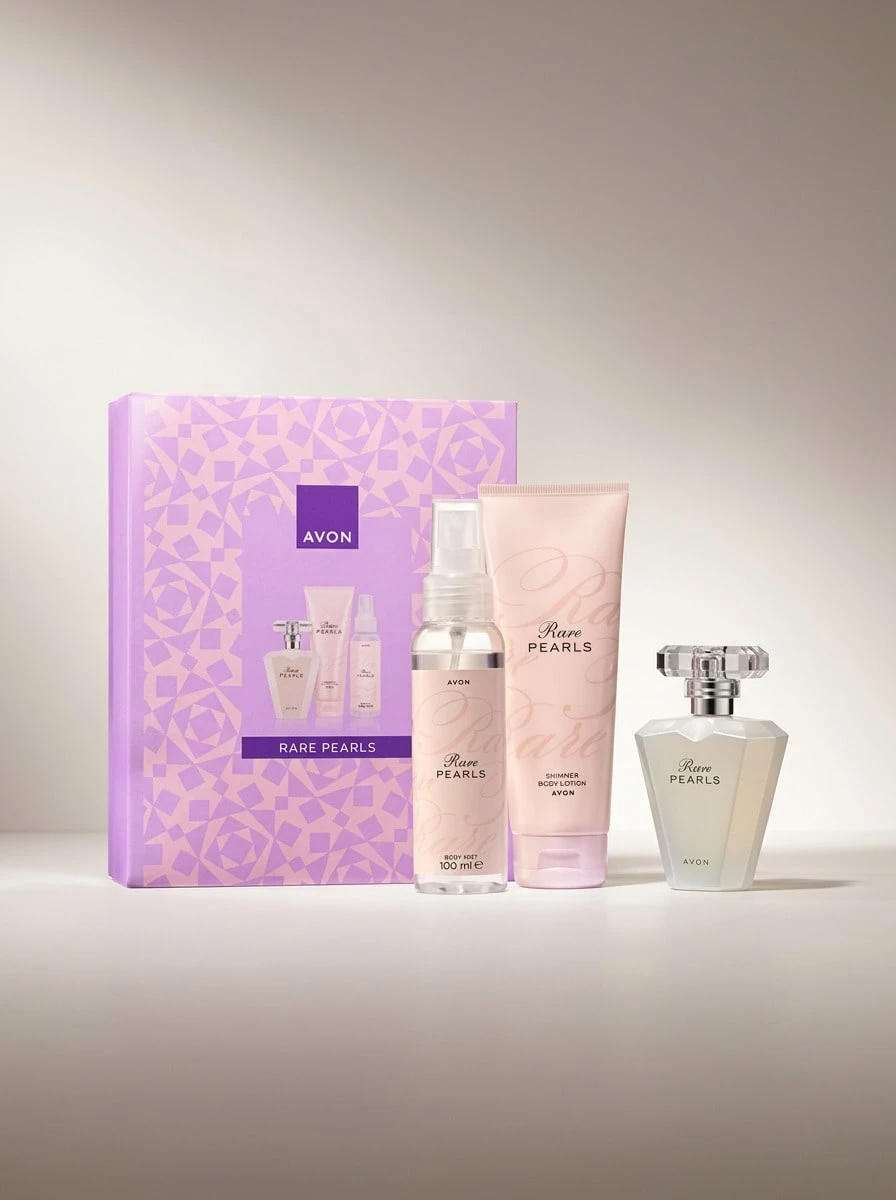 Avon Rare Pearls Eau De Parfum 50 Ml Gift Set – Perfume Gift Set, Long-Lasting, For Women, Floral, Lavender, Suitable For Daily Beauty Routine - EDP - View 1