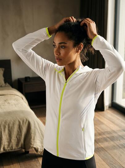 Puma Women Sports Jackets Warm Durable Versatile Outdoor Daily Training White 524971-02