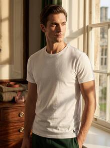 Ralph Lauren Men's T-Shirts Versatile Lightweight Easy To Match Daily Weekend Sports White 714830304 - White - View 2