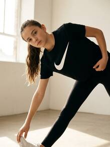 Nike تي شيرت بارك 20 للأطفال باللون الأسود - الأسود - مشاهدة 7