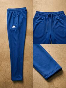 Adidas Men's Outdoor Pants Stretchy Quick-Dry Breathable Daily Outdoor Commuting Blue HB5329 - Navy Blue - View 3