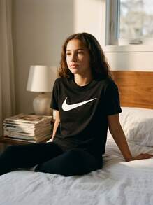 Nike تي شيرت بارك 20 للأطفال باللون الأسود - الأسود - مشاهدة 3