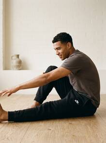 Nike بنطال جوجر M NK CLUB BB - Black/Black/White - مشاهدة 6