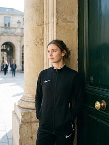 Nike Women Sports Jackets Comfortable Waterproof Insulated Daily Training Commuting Black HM7252-010 - White - View 1