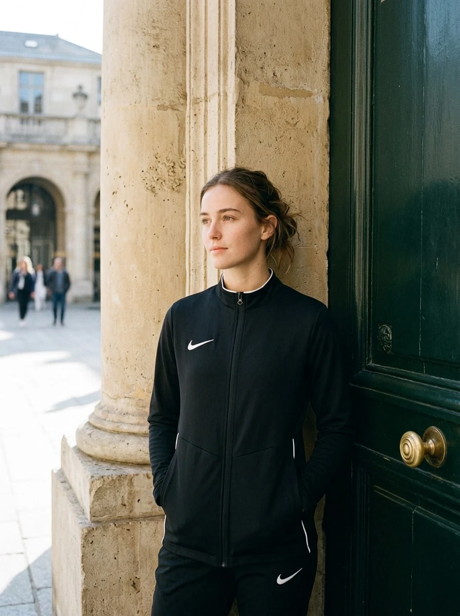 Nike Women Sports Jackets Comfortable Waterproof Insulated Daily Training Commuting Black HM7252-010 - White - View 1