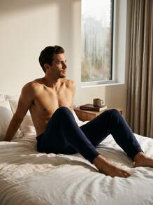 Nike Men's Outdoor Pants Quick-Dry Breathable Skin-Friendly Weekend Training Daily Navy CW6907-451 - Navy Blue - View 2
