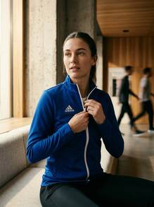 Adidas Women Sports Jackets Insulated Breathable Packable Daily Training Commuting HG6293 - Blue - View 4