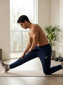 Nike Men's Outdoor Pants Quick-Dry Breathable Skin-Friendly Weekend Training Daily Navy CW6907-451 - Navy Blue - View 6
