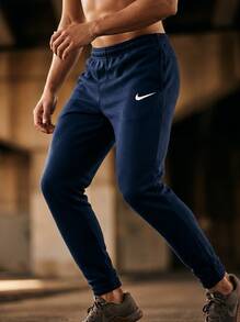 Nike Men's Outdoor Pants Quick-Dry Breathable Skin-Friendly Weekend Training Daily Navy CW6907-451 - Navy Blue - View 4