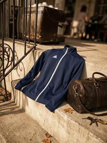 Adidas Women Sports Jackets Breathable Packable Warm Daily Training Commuting Blue H57528 - Team Navy Blue - View 3