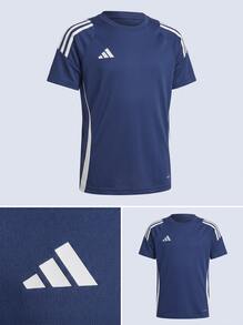 Adidas Kids' Lightweight Easy To Match Moisture-Wicking Sports Outdoor Training Blue IR9357 - Blue - View 4
