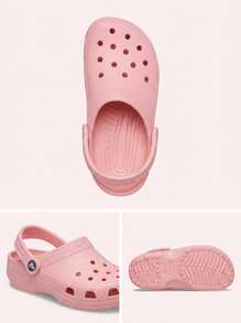Crocs سابوت كلاسيكي U - Powder Pink - مشاهدة 4
