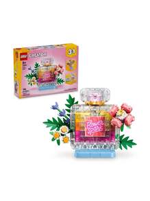 LEGO كرييتور 3 في 1 ® زجاجة عطر ديكور زهري للأطفال 8 سنوات+ 31383 - متعدد الألوان - مشاهدة 5