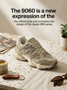 New Balance 997 أحذية رياضية كاجوال للنساء بتصميم كلاسيكي ريترو مبطنة للمشي والجري في عطلة نهاية الأسبوع U9060NTC - Brown Green - مشاهدة 2