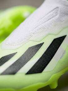Adidas بوت أطفال لاسلكية للأرض الصلبة X Crazyfast.1 لون أبيض سحابي / أسود أساسي / ليمون لامع IE6644 - أبيض وأسود - مشاهدة 5