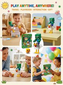 LEGO ماينكرافت® ® راكب الدجاج للأطفال 9 سنوات+ 21582 - متعدد الألوان - مشاهدة 4