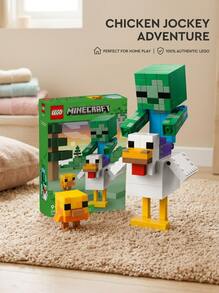 LEGO ماينكرافت® ® راكب الدجاج للأطفال 9 سنوات+ 21582 - متعدد الألوان - مشاهدة 1