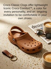 Crocs CLASSIC CLOG Men's Sport Sandals Quick-Dry Easy To Match Anti-Slip Daily Shopping Beach Brown 10001-21N - Brown - View 2