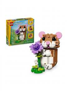LEGO كريتور 3-في-1 ® هامستر لطيف مع زهرة للأطفال 7 سنوات+ 31376 - متعدد الألوان - مشاهدة 5
