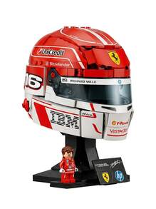 LEGO® Editions ® خوذة Scuderia Ferrari HP Charles Leclerc للأطفال 14 سنة+ 43014 - متعدد الألوان - مشاهدة 6