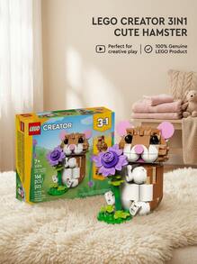 LEGO كريتور 3-في-1 ® هامستر لطيف مع زهرة للأطفال 7 سنوات+ 31376 - متعدد الألوان - مشاهدة 1