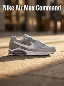 Nike أحذية رياضية كاجوال للنساء Air Max Command استجابة مريحة متعددة الاستخدامات للتنقل والمكتب وعطلة نهاية الأسبوع باللون الأبيض 629993-028 - WOLF GREY/WHITE-STEALTH-COOL GREY - مشاهدة 1