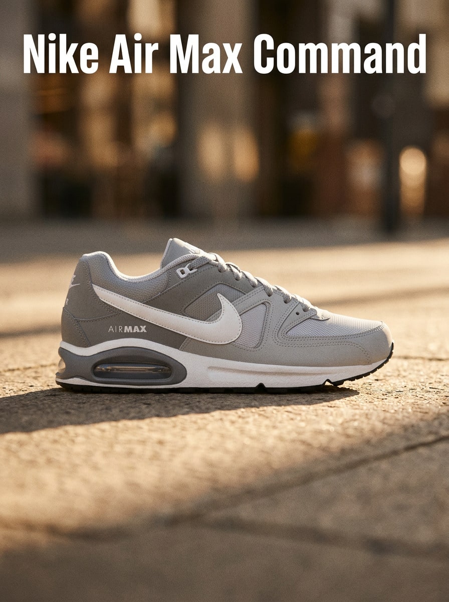 Nike أحذية رياضية كاجوال للنساء Air Max Command استجابة مريحة متعددة الاستخدامات للتنقل والمكتب وعطلة نهاية الأسبوع باللون الأبيض 629993-028 - WOLF GREY/WHITE-STEALTH-COOL GREY - مشاهدة 1