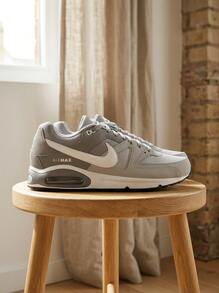 Nike أحذية رياضية كاجوال للنساء Air Max Command استجابة مريحة متعددة الاستخدامات للتنقل والمكتب وعطلة نهاية الأسبوع باللون الأبيض 629993-028 - WOLF GREY/WHITE-STEALTH-COOL GREY - مشاهدة 4