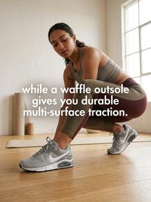 Nike أحذية رياضية كاجوال للنساء Air Max Command استجابة مريحة متعددة الاستخدامات للتنقل والمكتب وعطلة نهاية الأسبوع باللون الأبيض 629993-028 - WOLF GREY/WHITE-STEALTH-COOL GREY - مشاهدة 5
