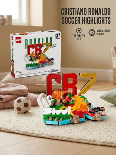 LEGO® Editions ® Cristiano Ronaldo – Melhores Momentos de Futebol para Crianças 10 Anos+ 43012