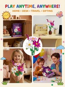 LEGO Botanicals ® Cosmos Flowers Kids 9 Years+ 11514 - Multicolor - View 4