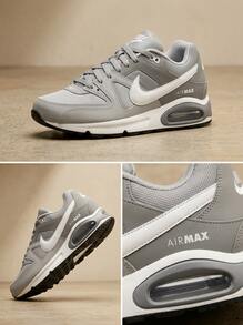 Nike أحذية رياضية كاجوال للنساء Air Max Command استجابة مريحة متعددة الاستخدامات للتنقل والمكتب وعطلة نهاية الأسبوع باللون الأبيض 629993-028 - WOLF GREY/WHITE-STEALTH-COOL GREY - مشاهدة 3