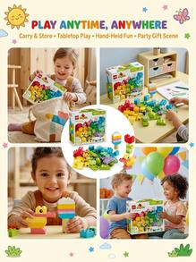 LEGO صندوق إبداعي ملون من DUPLO® ® للأطفال من عمر سنتين فأكثر - متعدد الألوان - مشاهدة 4