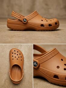Crocs CLASSIC CLOG Men's Sport Sandals Quick-Dry Easy To Match Anti-Slip Daily Shopping Beach Brown 10001-21N - Brown - View 4