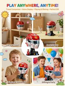 LEGO® Editions ® خوذة Scuderia Ferrari HP Charles Leclerc للأطفال 14 سنة+ 43014 - متعدد الألوان - مشاهدة 4