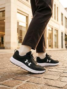 Under Armour CHARGED ASSERT Men's Running Shoes Durable Snug Fit Supportive Commuting Training Marathon Black 3026175-001 - Black - View 6