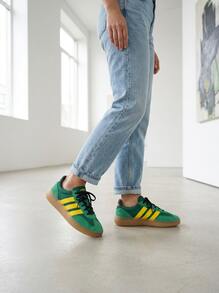 Adidas Barreda Teen Sneakers Premium Modern Anti-Slip Office School Daily Red JQ8852 - Green - View 3