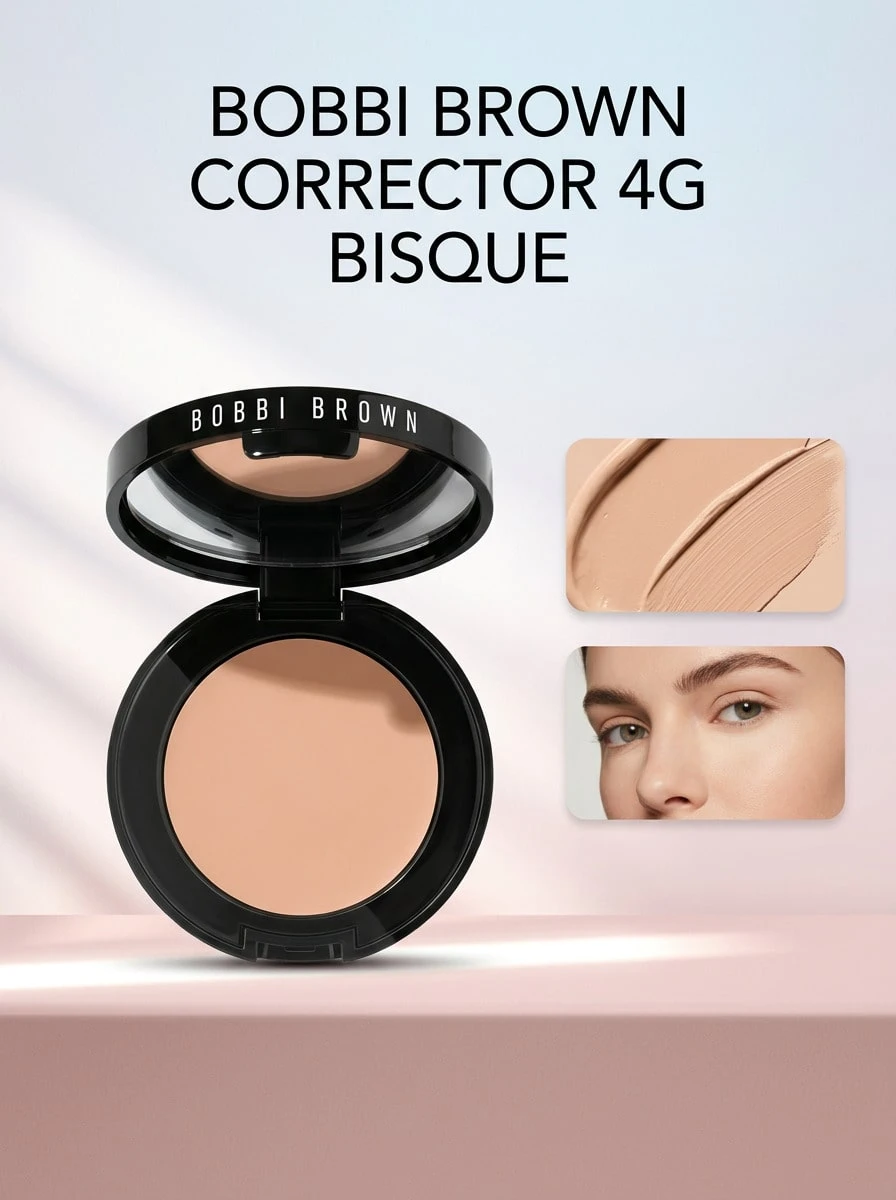 BOBBI BROWN CORRECTOR 4G BISQUE – Under-Eye Corrector, Dark Circle Neutralizing, For Women With Dark Circles, Bisque, Suitable For Daily Makeup Routine - Bisque - View 1