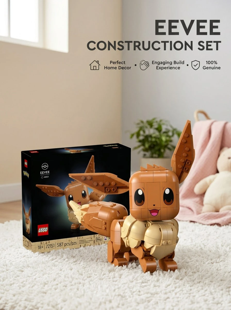 LEGO Pokémon ® Eevee Kids 18 Years+ 72151 - Multicolor - View 1