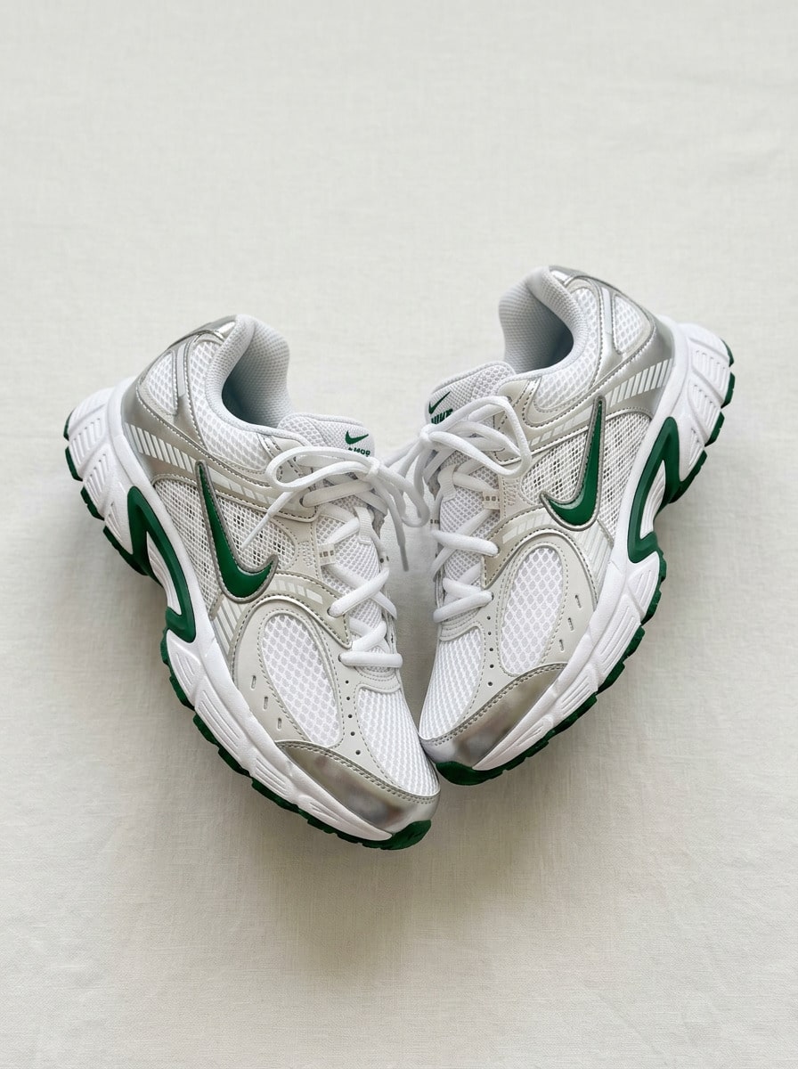 Nike نايك V5 RNR BG - White/Grey/Green - مشاهدة 1